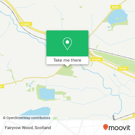 Fairyrow Wood map