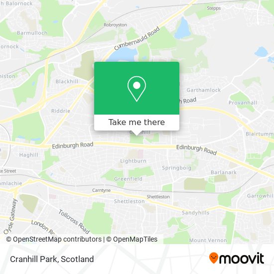 Cranhill Park map