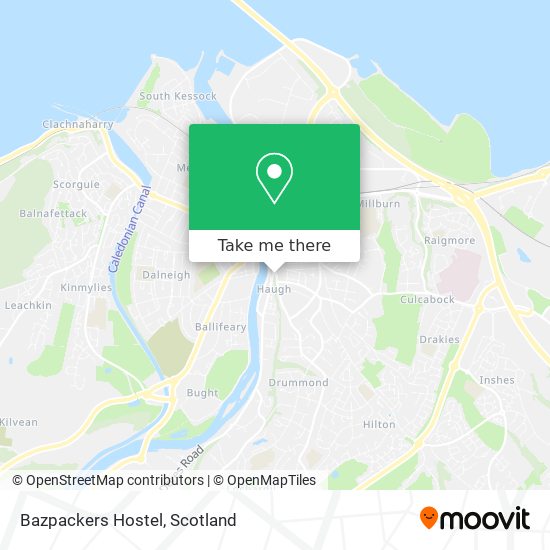 Bazpackers Hostel map