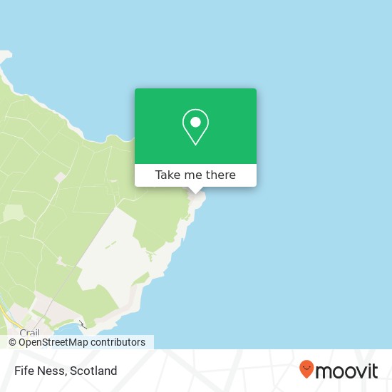 Fife Ness map