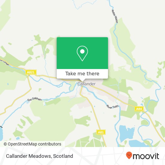 Callander Meadows map