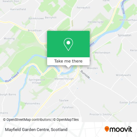 Mayfield Garden Centre map