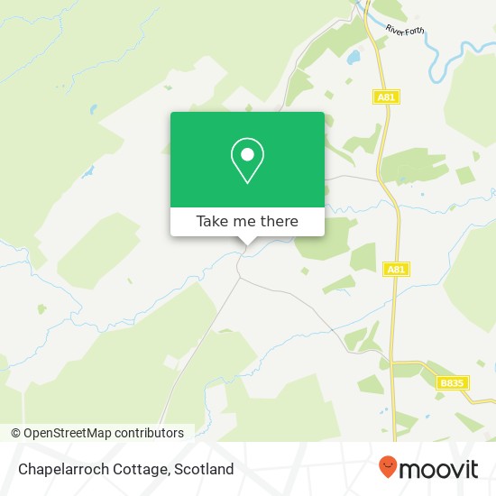 Chapelarroch Cottage map