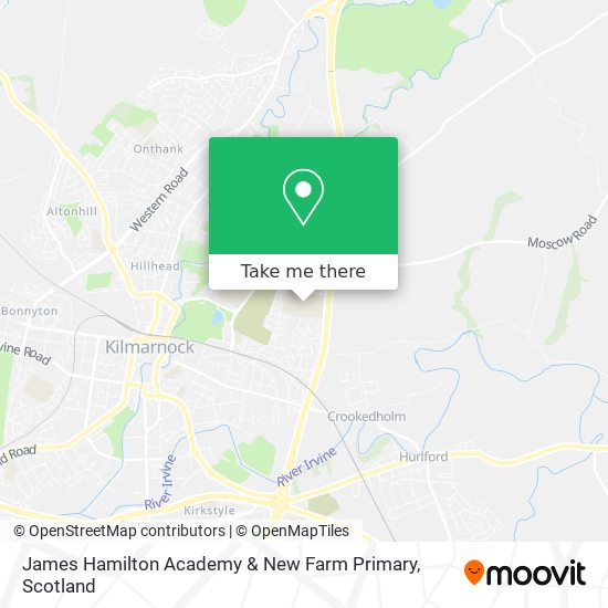 James Hamilton Academy & New Farm Primary map