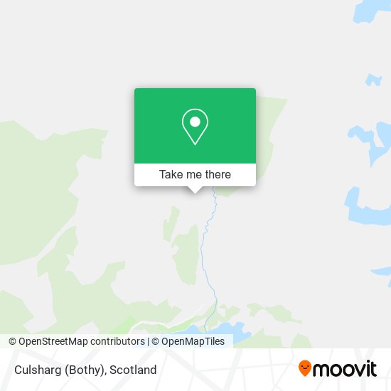 Culsharg (Bothy) map