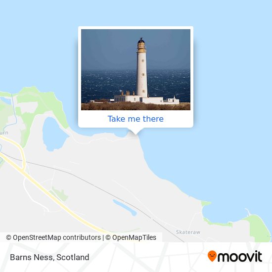 Barns Ness map