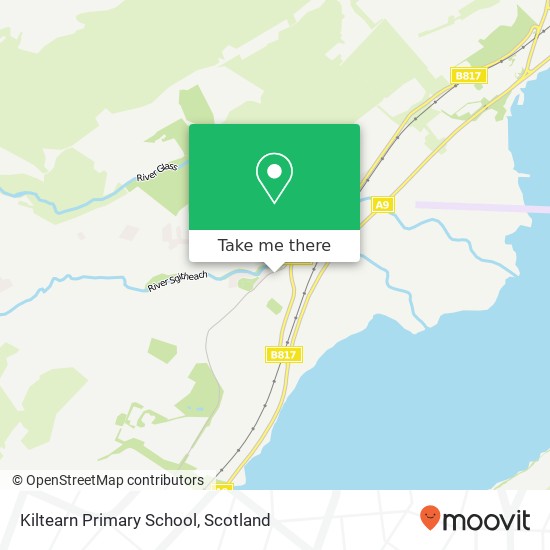Kiltearn Primary School map
