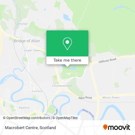 Macrobert Centre map