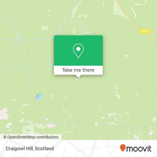 Craigowl Hill map