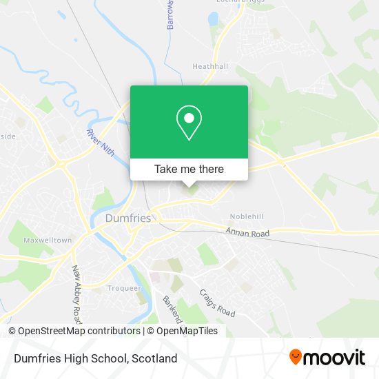 Dumfries High School map