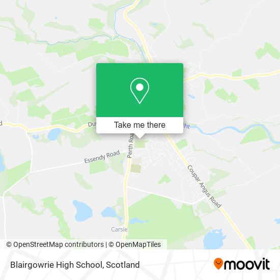 Blairgowrie High School map