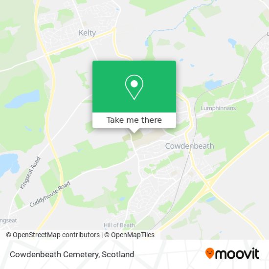 Cowdenbeath Cemetery map