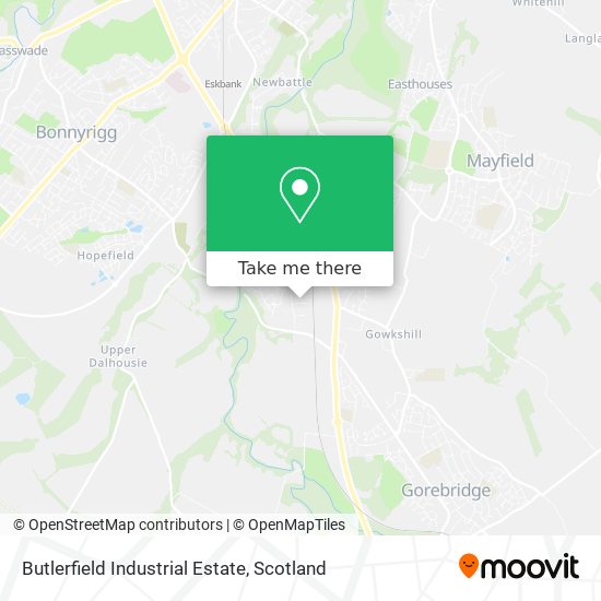 Butlerfield Industrial Estate map