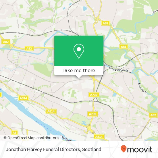 Jonathan Harvey Funeral Directors map