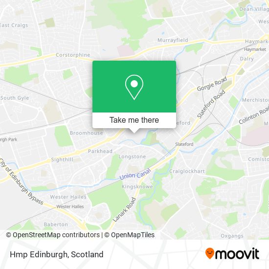 Hmp Edinburgh map