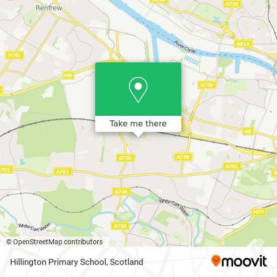 Hillington Primary School map