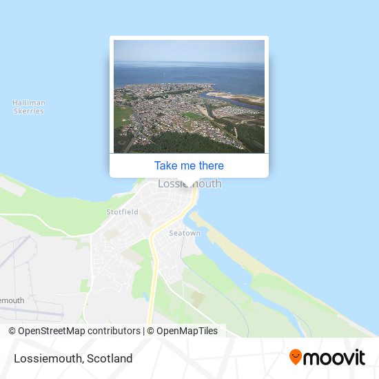 Lossiemouth map
