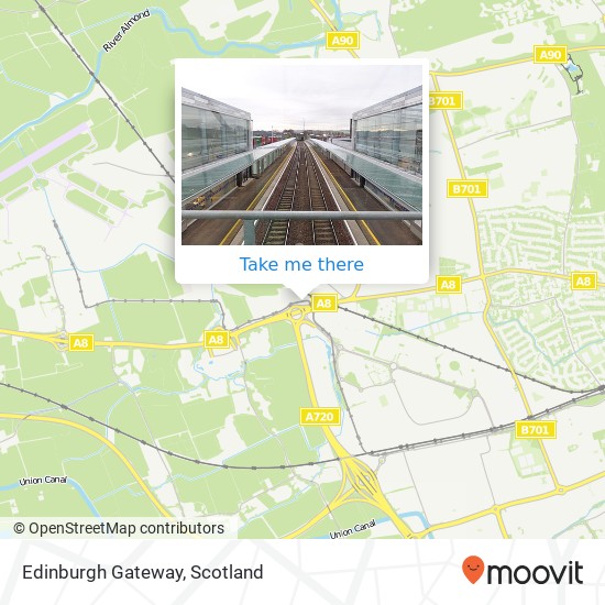 Edinburgh Gateway map