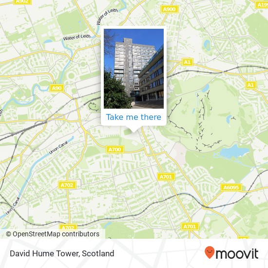 David Hume Tower map