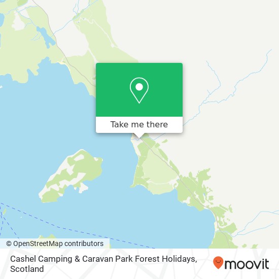 Cashel Camping & Caravan Park Forest Holidays map