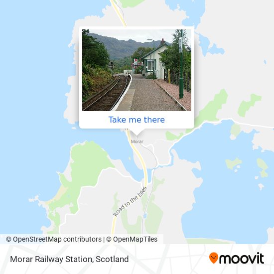 Morar Railway Station map