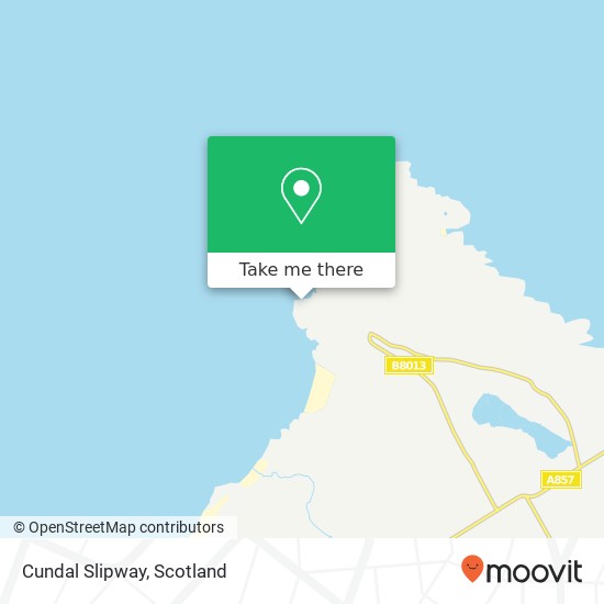 Cundal Slipway map