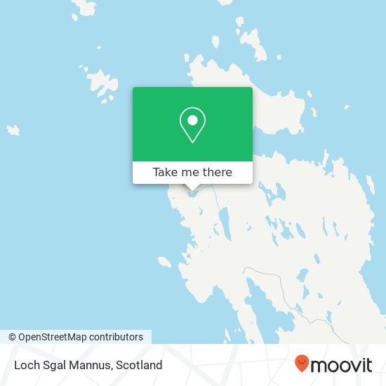 Loch Sgal Mannus map
