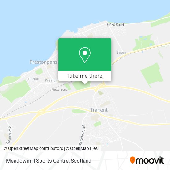 Meadowmill Sports Centre map