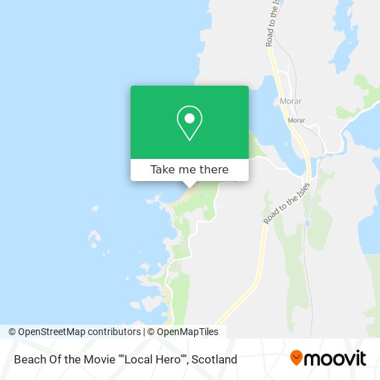 Beach Of the Movie ""Local Hero"" map