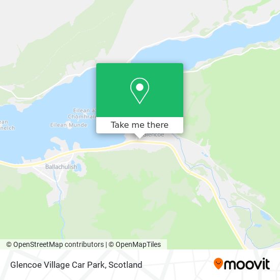 Glencoe Village Car Park map