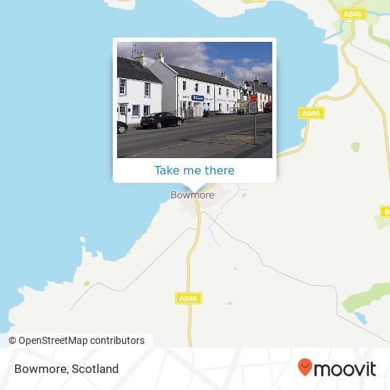 Bowmore map