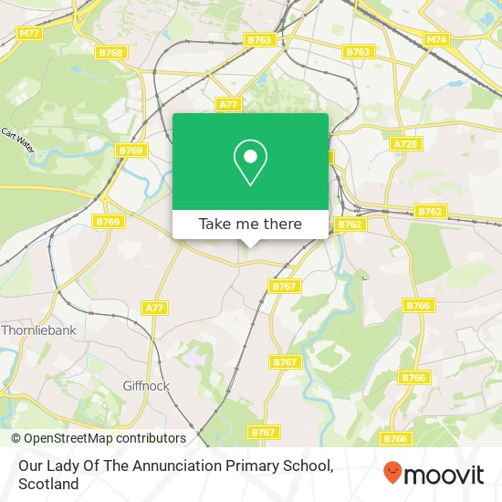 Our Lady Of The Annunciation Primary School map