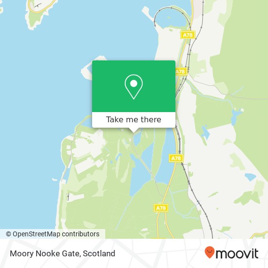 Moory Nooke Gate map