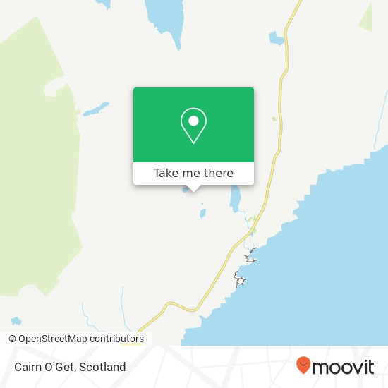 Cairn O'Get map