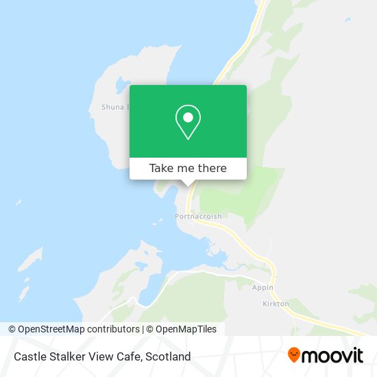 Castle Stalker View Cafe map