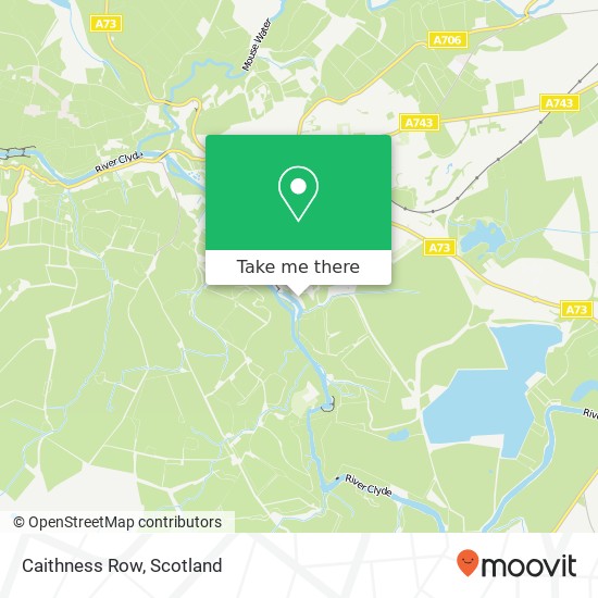 Caithness Row map