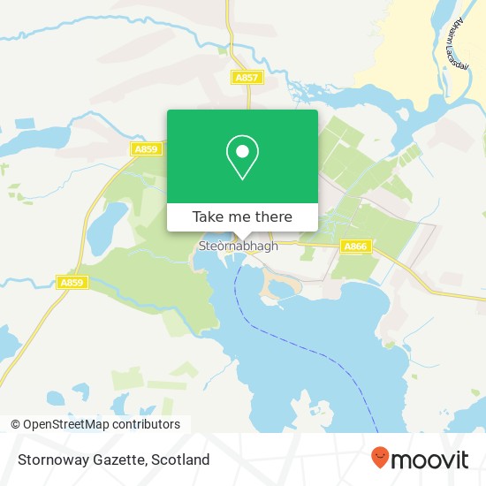 Stornoway Gazette map