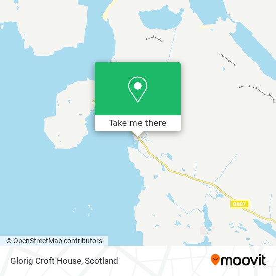 Glorig Croft House map