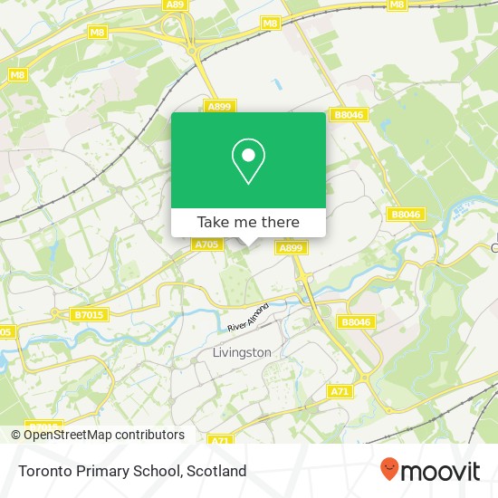 Toronto Primary School map