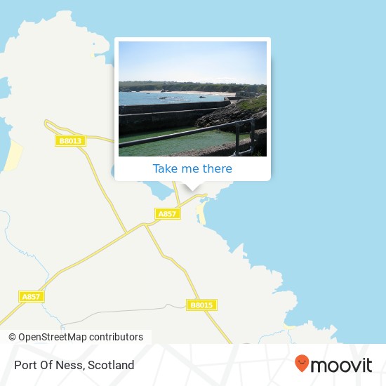 Port Of Ness map