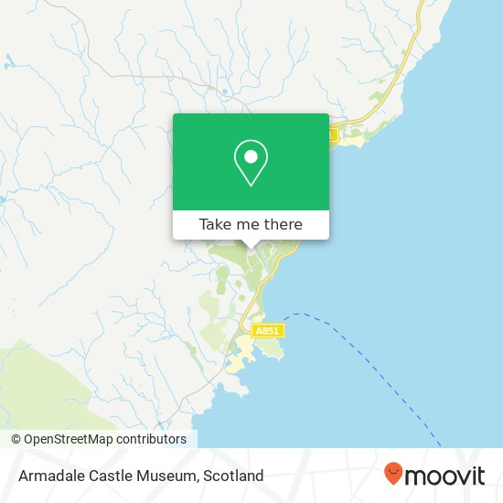 Armadale Castle Museum map