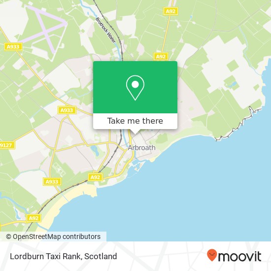 Lordburn Taxi Rank map