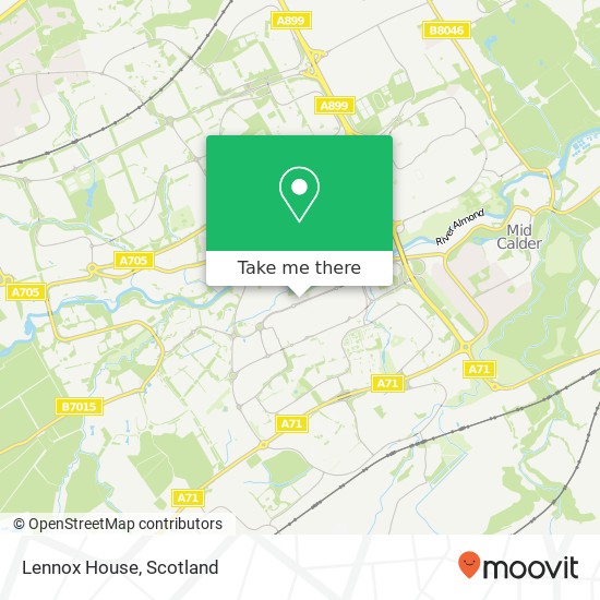 Lennox House map