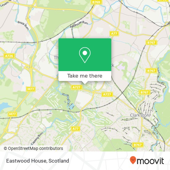 Eastwood House map