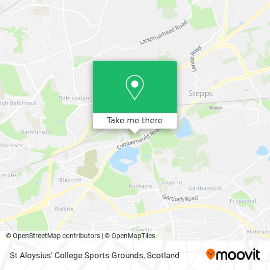 St Aloysius' College Sports Grounds map