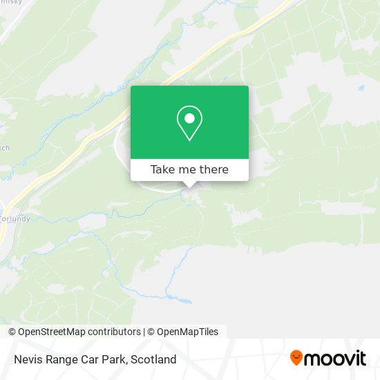 Nevis Range Car Park map