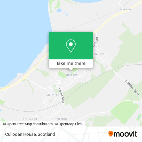 Culloden House map