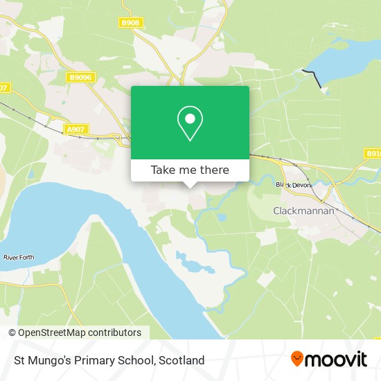 St Mungo's Primary School map