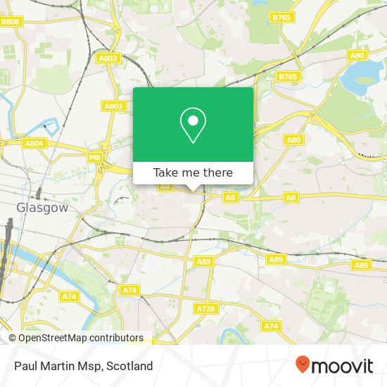 Paul Martin Msp map