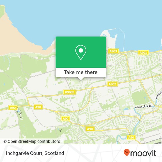Inchgarvie Court map